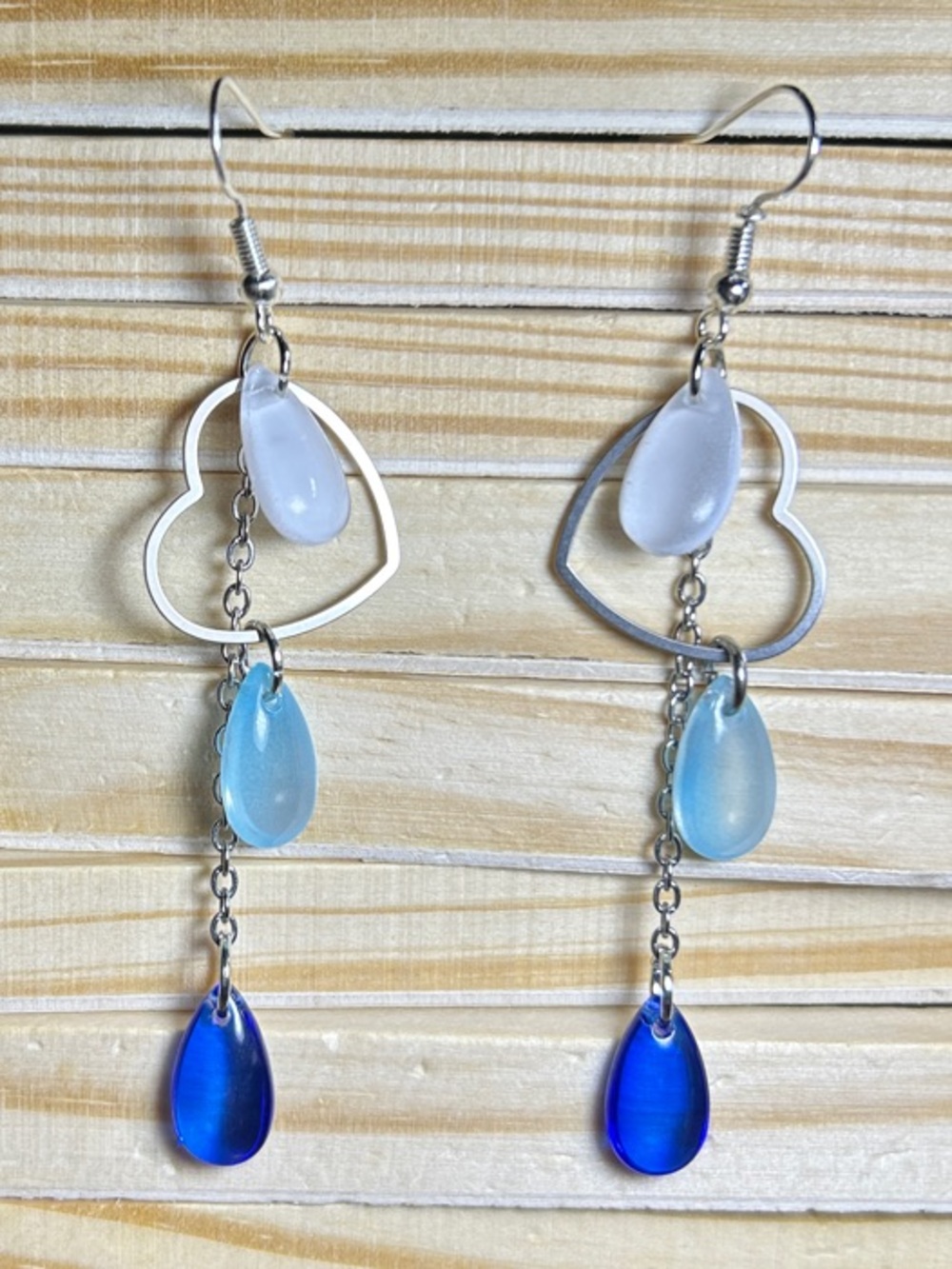 3/$25 Heart and Teardrop Dangle Earrings